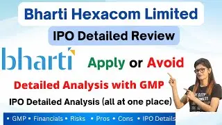 Bharti Hexacom IPO Review | Bharti Hexacom | IPO - Apply or Avoid? | Apoorva Bhatnagar | GMP