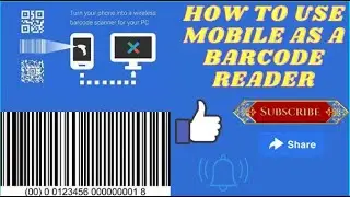 how to use mobile phone as barcode scanner by TECHNICAL VANSH
