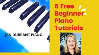 5 Piano Tutorials for Beginners Slow Easy