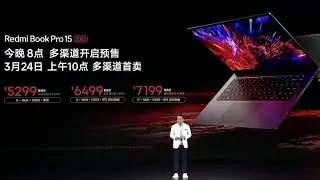 Redmi Book Pro 2022 - Launch Event Highlights | RedmiBook - Intel 12th Gen H45 RTX 2050 AMD 6000H