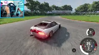 BeamNG Drift is so much better now!!  - MOZA R12 / RS V2 - Wheel gameplay