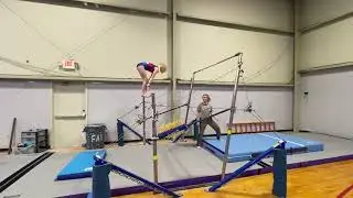 Level 6 Bar Routine Before Regionals (Paisley)