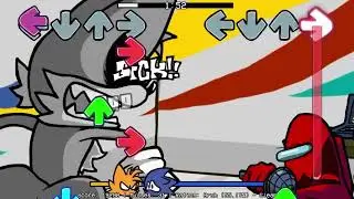Hey Sonic what's up, OH GOD WHAT ARE YOU DOING! but IMPOSTETR V3 VS Tails (FNF Tails Caught Sonic)