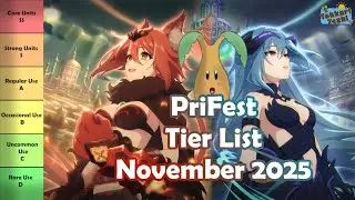 [Princess Connect Re:Dive] Tier List Update! Which Prifest Characters Are Most Valuable? Nov 2025