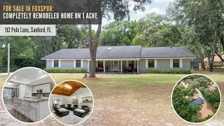 Markham Woods Home for Sale on 1 Acre Lot!