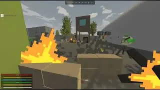 отбиваем орду зомби в unturned