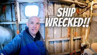 Ep 116 - Starting The Worst Area On This Rotten Boat Restoration! 