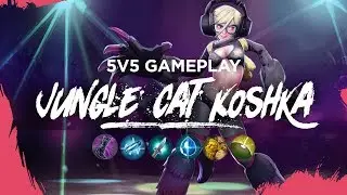 Vainglory 5v5 Gameplay - Jungle Cat Koshka (Update 3.0.3)