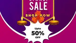 Diwali Sale Discount Promotion Animated Banner Gif Free After Effect Template