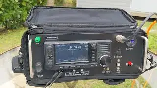 End Fed Antenna Test, QRP Portable, HF Activity Group, 17 Meters
