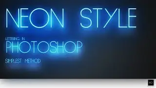 Neon Lettering Tutorial | Photoshop | Simplest Method | Malayalam | SQUEMIIO