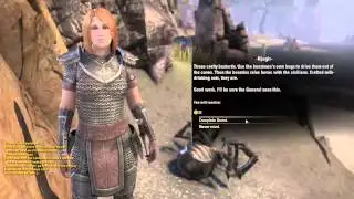 Elder Scrolls Online Beta: Playthrough Part 23 [Murder Spiders] (PC)