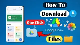 How to Download all Google drive files in one click