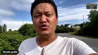 Sangay Kyab peace walk for Tibet.