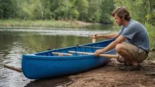 Man is Building the World's Cheapest Canoe @araujocaiaque