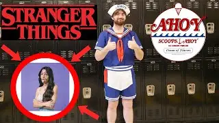 I DRESSED UP AS STEVE FROM STRANGER THINGS