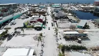 Ft  Myers beach , FL hurricane IAN damage