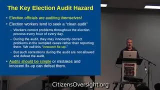 20191006 M1928 Ray Lutz at Election Integrity Conf and AuditEngine Announcement