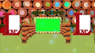 welcome green screen wedding video | green screen background video effects 