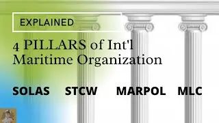 4 Pillars of International Maritime Organization: SOLAS, STCW, MARPOL & MLC
