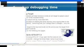 Methods of Error Handling and Debugging DITA Open Toolkit Processing