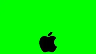 apple Logo animation green screen