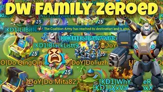 Lords Mobile - KD1 EMPERORS VS DW FAMILY. 80M TROOPS. NEVER SLEEP WHEN WE AROUND