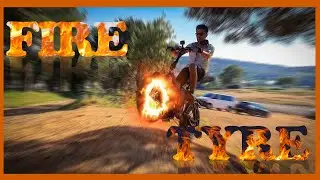 How I Made The Fire Effect | Bisiklet Ateş Efekti 