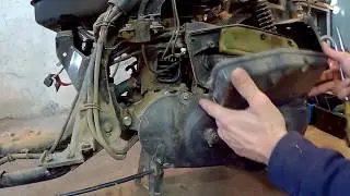 Yamaha Gear 2t - Процесс разборки подробно