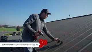 How to Install Snow Guards on a Metal Roof