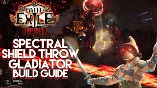 Path of Exile 3.12 - Bleeding Spectral Shield Throw Gladiator Build guide!