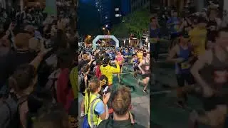 Brisbane Marathon and half marathon start