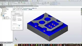 SOLIDCAM FREZE 2.5 EKSEN- HAVUZ TANIMA-DELİK TANIMA-PAH TANIMA
