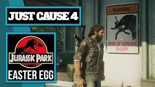 Just Cause 4 | Jurassic Park Easter Egg
