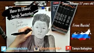 SPEED DRAWING: Jacob Sartorius - REALISTIC PENCIL PORTRAIT | Tanya's ArtWork (How to draw)