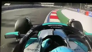 George Russel big crash in FP2 | 2024 Mexico GP