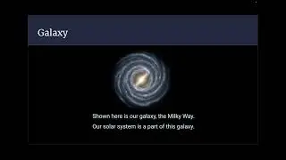 Solar System: What is a galaxy -  Science for kids