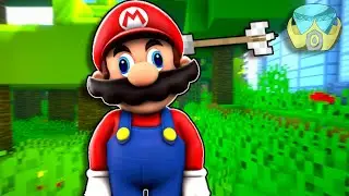 Mario Plays Minecraft | Mario Plays