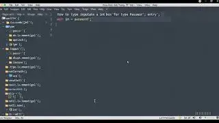 How to Create an Input For Password Entry  Python Tkinter : Fsiblog