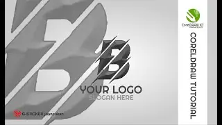 CORELDRAW TUTORIALS | TIPS AND TRICKS FOR CREATING A B LOGO WITH BEFEL EFFECT