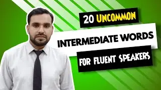 20 Intermediate English Vocabulary Words