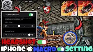 free fire 🔥 macro setting ⚙️ | iPhone  macro⚡️dpi⚡️hud settings ⚙️ | 95% headshots 🎯 | FF