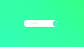 Searching Box Animation HTML&CSS&jQuery