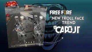 Free Fire Trending Troll Face tutorial in Capcut #tutorial