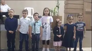 Eu nunca Jesus deixarei - crianças Lins SP