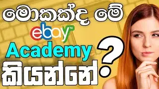 eBay Academy | eBay Seller School New Update | eBay Selling වලට පෙර සහතිකයක් ගමු