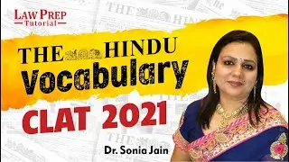 CLAT Vocabulary | 05/02/2021 | The Hindu Vocabulary Series | Target CLAT 2021