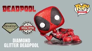 Diamond Glitter Deadpool Funko Pop Vinyl Marvel Special Edition Exclusive