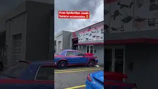 Even Spider-Man needs vehicle accessories 😎