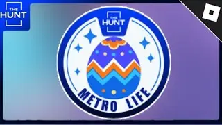 Как получить THE HUNT первое издание значок в METRO LIFE | Roblox